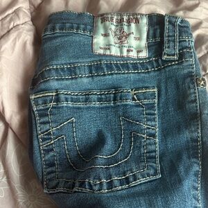 True Religion Women's Classic Blue Boot Cut Jeans